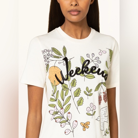 🔥NWT MaxMara Embroidered Tee - Picture 2 of 13